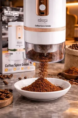 ☕ اطحن قهوتك الطازجة في ثوانٍ واستمتع بأفضل نكهة