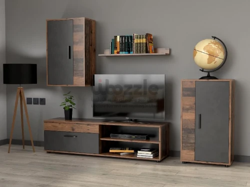 طاقم اثاث مجموعة لصالة وغرفة المعيشة مكون من 4 قطع