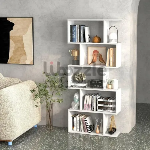 مكتبة ارفف ديكور خشبي