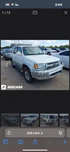 تيوتا 4رنر رساله مفتوحه