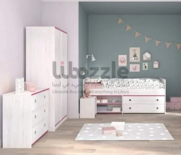 سرير + دولاب فردتين + شكماجة + فراش