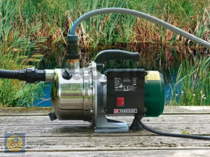 مضخة حديقة قوية تتضمن خرطوم شفط بطول 4 أمتار