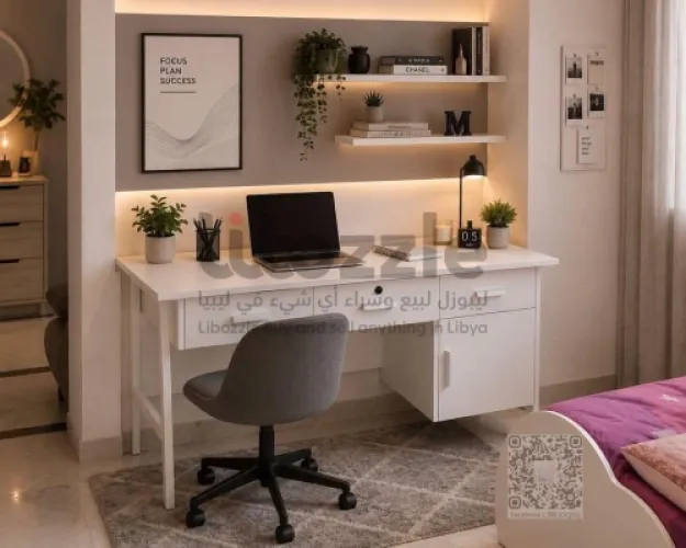 مكتب دراسي عملي 🖥 مقاس 📏 120 × 55 × 74 ✨️