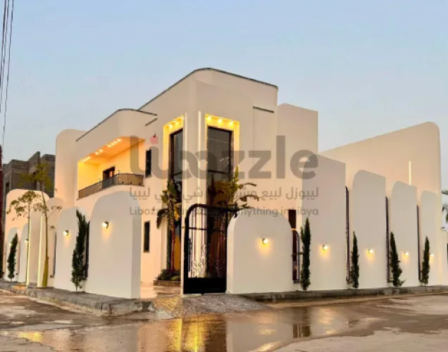 🏡 فيلا واجهتين بتصميم خليجي فاخر من طابقين ✨