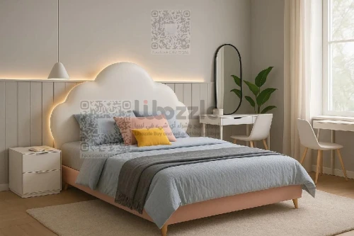 سرير بناتي واسع – مناسب لكل الأعمار بتصميم أنيق