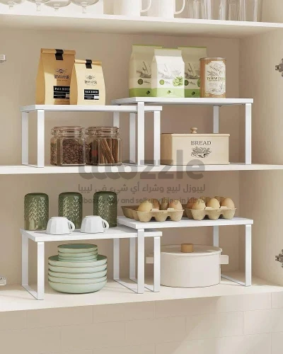 4 ارفف منظمات مطبخ 🤍