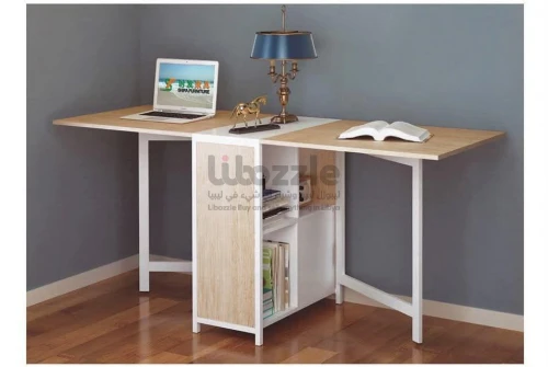 📚✨ طاولة متعددة الاستخدامات – مكتبة، مكتب دراسي