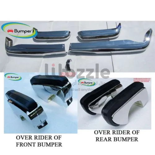 Mercedes Pagode W113 (1963 -1971) bumpers with overriders