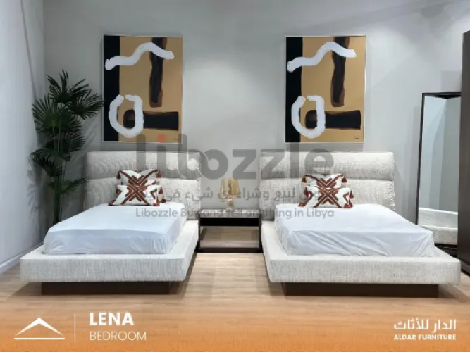 غرفة نوم - LENA  الفرديـة، بساطة راقية بتفاصيل عصر