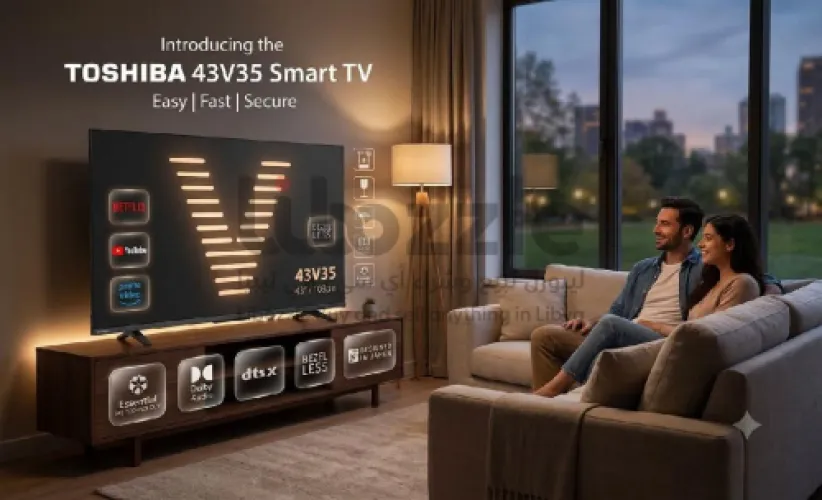 شاشة توشيبا 43 بوصة (43V35) بسعر خاص جداً! 📺