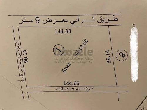 ارض هكتار و4200 متر في السكت