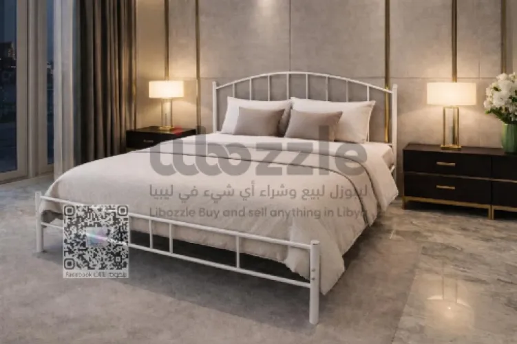 ✨ سرير معدني بتصميم عصري وأنيق ✨