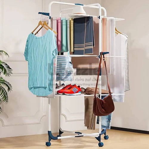 منشر برج تهوية الملابس من ليفارتو، قابل للطي