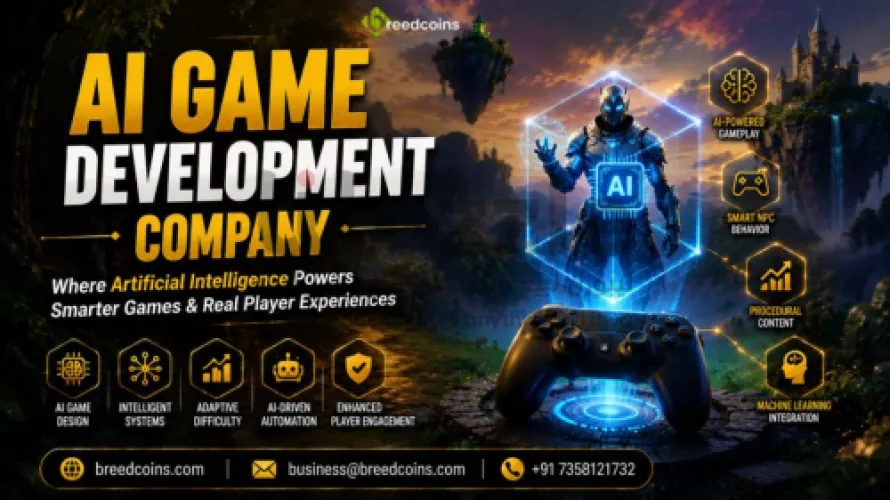 Top AI Game Development Company for Interactive Game Projects