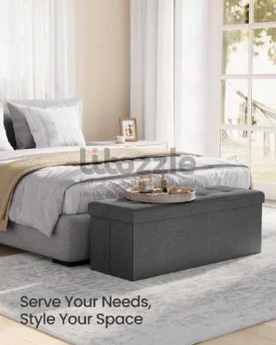 بف كرسي + تخزين يحمل حتى 300 KG 🩶