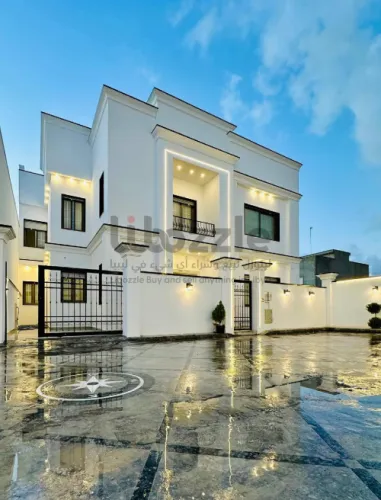 🌟ڤلل  من طابقين بالتصميم الخليجي تشطيب الله يبارك