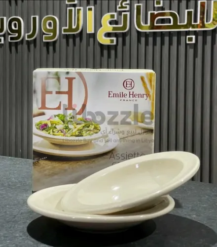 صحون  ماركة Emile Henry  الفرنسية
