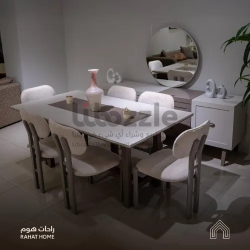 غرفة اكل الفخامة والراحة، وخلّي تجربة الأكل فريدة.