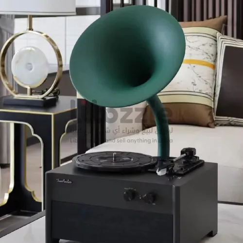 جرامافون حديث  يحتوي على عدة مزايا  USB و Bluetoot