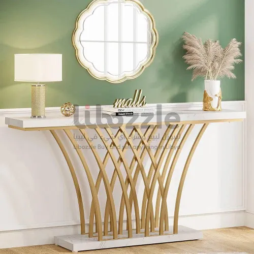 مدخل مصنوع من الحديد والرخام الصناعي 🤍💛 طول 150