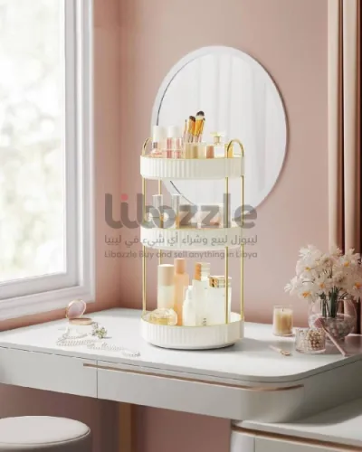 منظم مكياج واكسسوارات دوار 🤍
